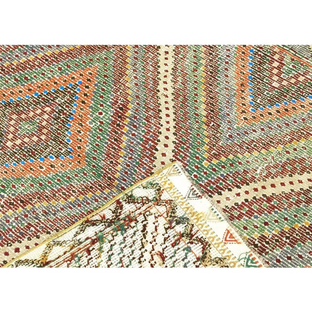 1960s Turkish Kilim For Sale - Image 4 of 4