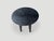 Andrianna Shamaris Minimalist Charred Round Side Table For Sale - Image 11 of 18