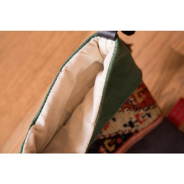 Charcoal Luxe Heirloom Rug Fragment Stocking For Sale In New York - Image 6 of 8