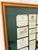 Printed Vins de Bordeaux poster by DTB Editions, showing historic French wine-label designs on a deep green background....