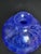 2000s Hand Blown Glass Perfume Bottle With Stopper For Sale - Image 4 of 11