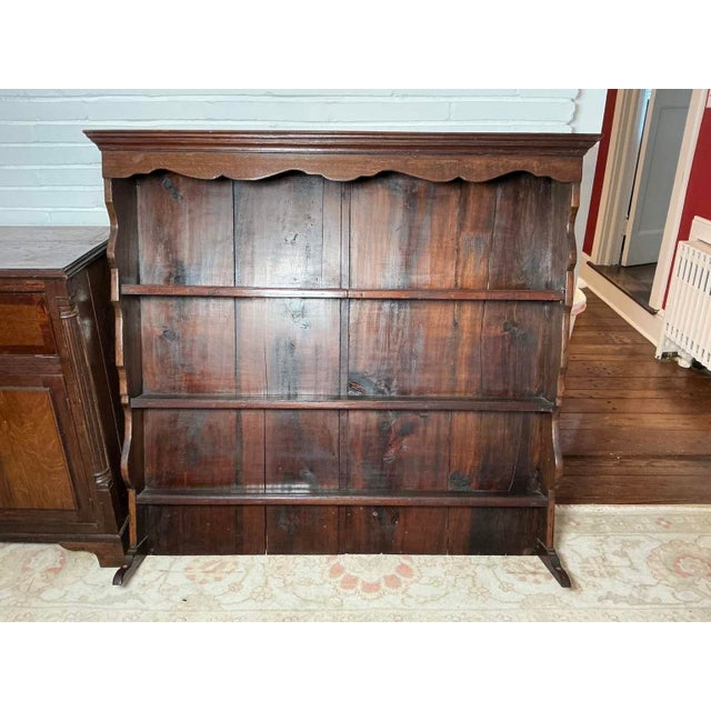 English Antique English Oak Welsh Dresser Cupboard Storage Cabinet For Sale - Image 3 of 18