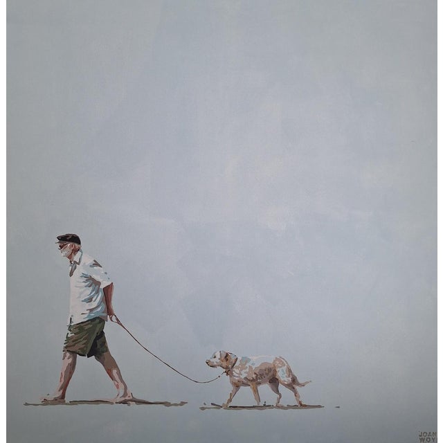 Early 21st Century Joanna Woyda, The Beach: A Walk, 2026, Acrylic on Canvas For Sale - Image 5 of 5