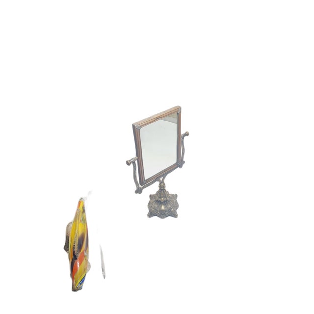 Black 19th Century Mirror from Brothers Henneberg, Poland, 1880s For Sale - Image 8 of 12