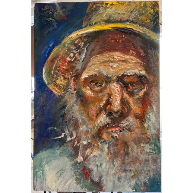 2020s "The Old Man and the Sea”, Portrait Oil Painting, Figurative Art For Sale - Image 5 of 6