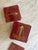 1900 - 1909 Art Nouveau Red Jewel Tile Moulded Majolica T & R Boote England, 1905 For Sale - Image 5 of 6