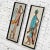 Mid-Century Modern 1960’s Mid-Century Modern Framed Gravel Wall Art Figural Mosaics a Pair For Sale - Image 3 of 13