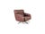Brown Leather Swivel Armchair from Rolf Benz For Sale - Image 4 of 9