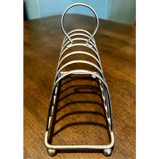 Vintage West German Lead Crystal Coaster Set in Metal Rack For Sale - Image 13 of 15