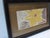 French Vintage Framed French Printed Textile Fragment on Wood Frame For Sale - Image 3 of 7