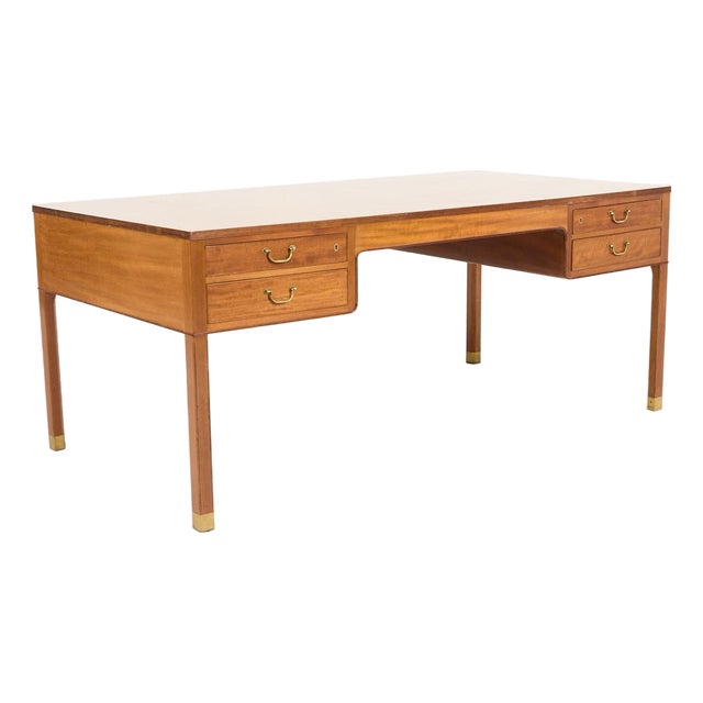 Mid-Century Danish Modern Desk by Jacob Kjaer, 1950s For Sale
