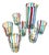 Murano Glasses by Mariana Iskra for Ribes Collectable, 2004, Set of 7 For Sale