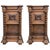 Mid 19th Century Pair of Solid Carved Brutalist French Nightstands with Solomonic Columns For Sale - Image 15 of 18
