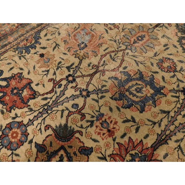 Antique Persian Tabriz Rug. 6'10"x 10' For Sale - Image 17 of 18