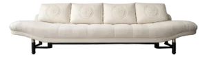 Mid Century Gondola Sofa by Baker