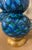 Vintage Blue Glazed Ceramic Table Lamps - A Pair For Sale - Image 12 of 12