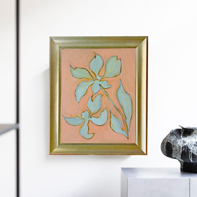 Medium: Oil on canvas Frame: Gold, brushed Size: 15" x 19" Artist: Tatiana Duperault Condition: Excellent One of a kind —...