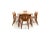 Fdb møbler dining room set consisting of 6 chairs by ejvind a. Johansson, model j67 and a table by poul m. Volther. Made...