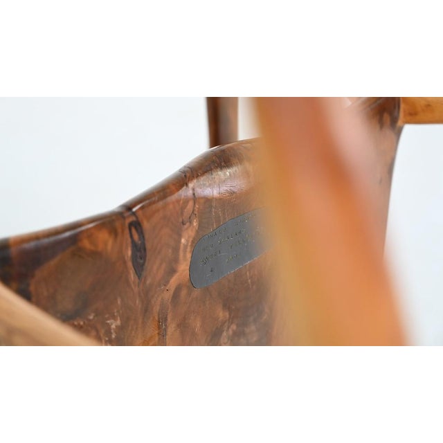 Rocking Chair in Kauri Wood by Donald Gordon, 2004 For Sale - Image 16 of 18