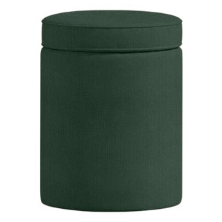 Olive Aurora Ottoman by Ceraudo For Sale