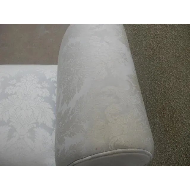 Late 20th Century Hancock & Moore Rolled-Arm Upholstered Bench For Sale In Los Angeles - Image 6 of 11