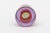 Vintage 1980's Spiral Zigzag Glass Paperweight Red, Purple For Sale - Image 4 of 10