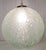 Metal Vintage Hanging Lamp with Slightly Blue Tinted Glass, 1970s For Sale - Image 7 of 11