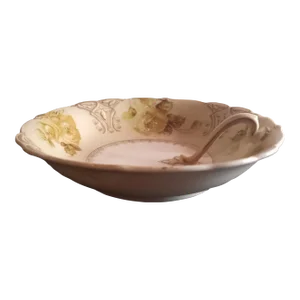 Vintage 1950s Clarion Pattern Porcelain Nappy Dish