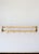 Vintage Wall Coat Rack in Gilt Aluminium, 1950s For Sale - Image 6 of 7