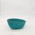 1970s Vintage West Coast Pottery Bowl Traditional Turkish Turquoise Matte Glaze For Sale - Image 5 of 12