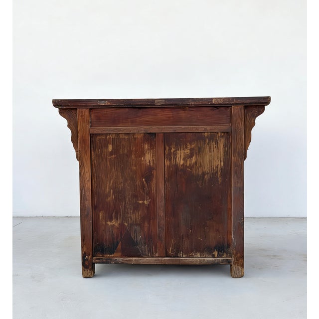 17th Century 17th Century Elm Cabinet For Sale - Image 5 of 5