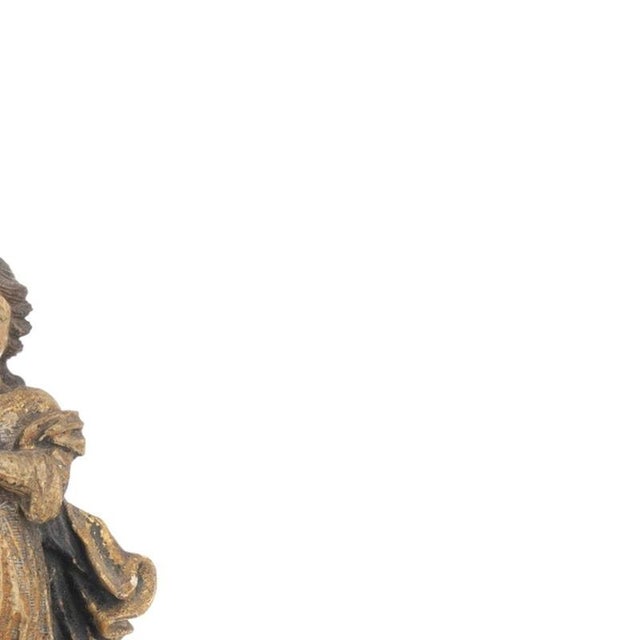 18th Century Our Lady of the Conception Sculpture For Sale - Image 4 of 6