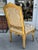 Antique 18th C Giltwood Silk Damask Chair For Sale - Image 4 of 6