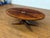 Wood Georgian Oval Mahogany Cocktail Table by Leighton Hall - Showroom Sample For Sale - Image 7 of 17