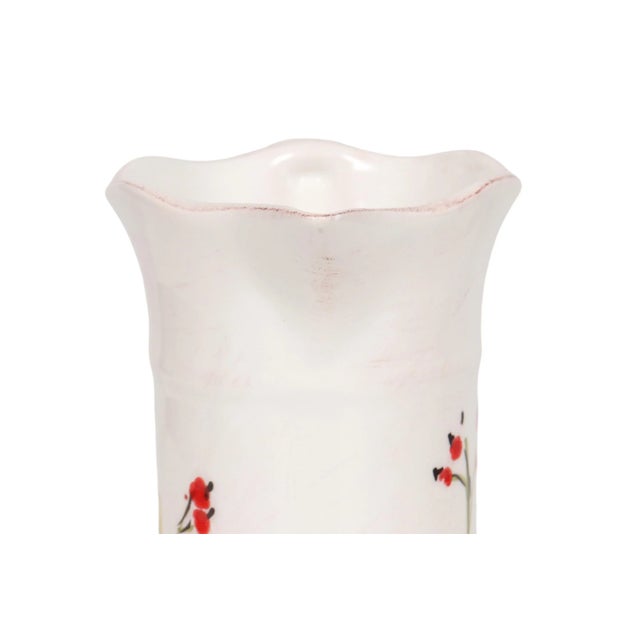 Rustic Italian Ceramic Pitcher by Tiriduzzi For Sale - Image 3 of 6