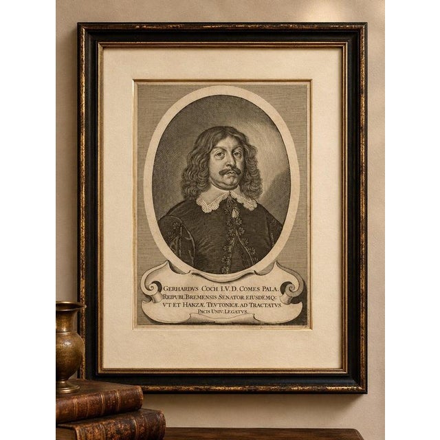 Title gerhard coch, peace of westphalia & hanseatic diplomat portrait, 1652 description original mid-17th-century portrait...