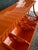 1970s High-Gloss Electric Orange Lacquered Mahogany Chinese Chippendale Magazine Stand. For Sale - Image 11 of 11
