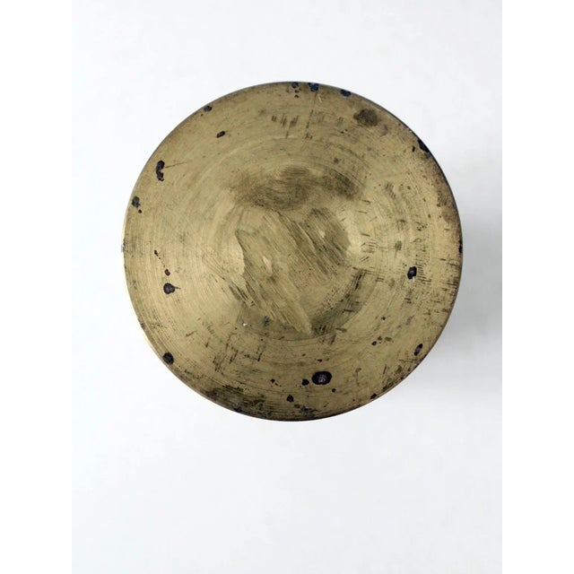 Metal Vintage Trench Art Vase For Sale - Image 7 of 9