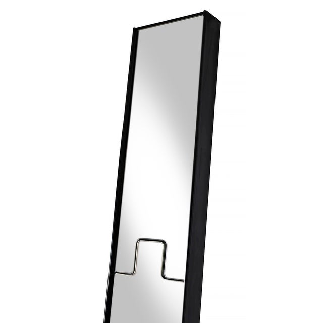 Vintage set of 8 pieces Italian mid-century wall mirrors/ coat racks by Luciano Bertoncini for Elco from 1970's. The frame...