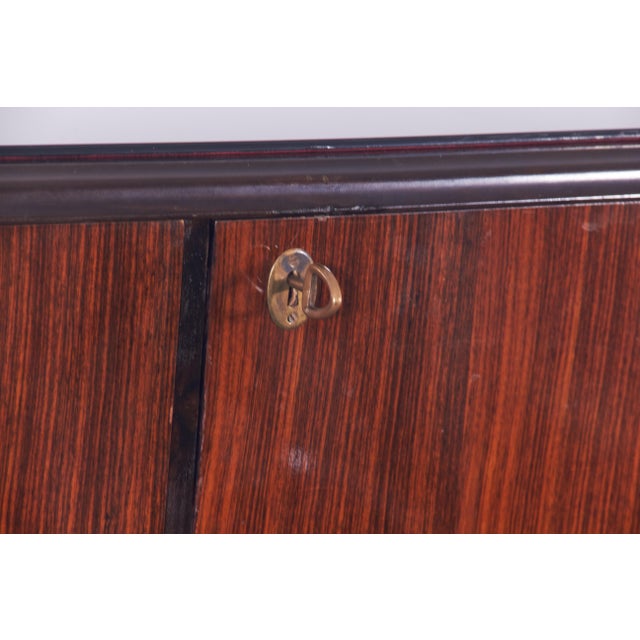 Metal 1950s Brass Sideboard Produced by Dassi Italy from Dassi Mobili Moderni For Sale - Image 7 of 16