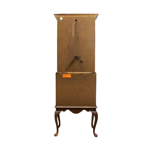 American Drew Solid Cherry Traditional Queen Anne 26" Secretary Desk W. Lighted Display Hutch 77-478 / 77-479 For Sale - Image 12 of 17