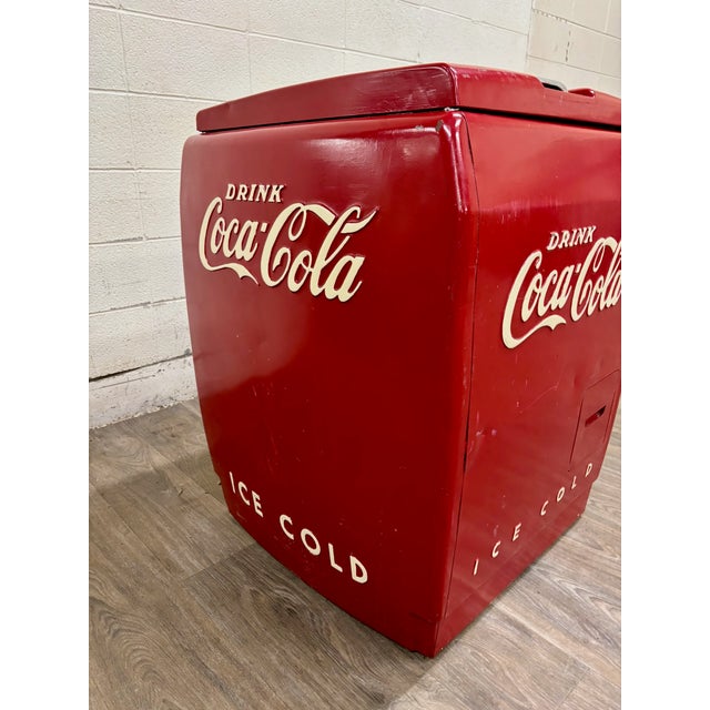 Vintage C. 1940s Westinghouse Coca-Cola Bottle Cooler For Sale - Image 11 of 16