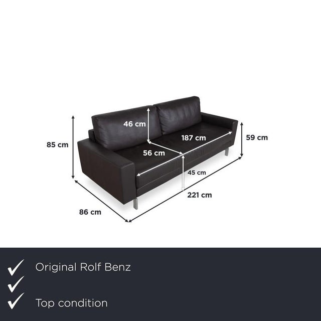 with the Rolf Benz Vida, you bring a modular sofa system with a clear, cubic design into your living room. The straight...