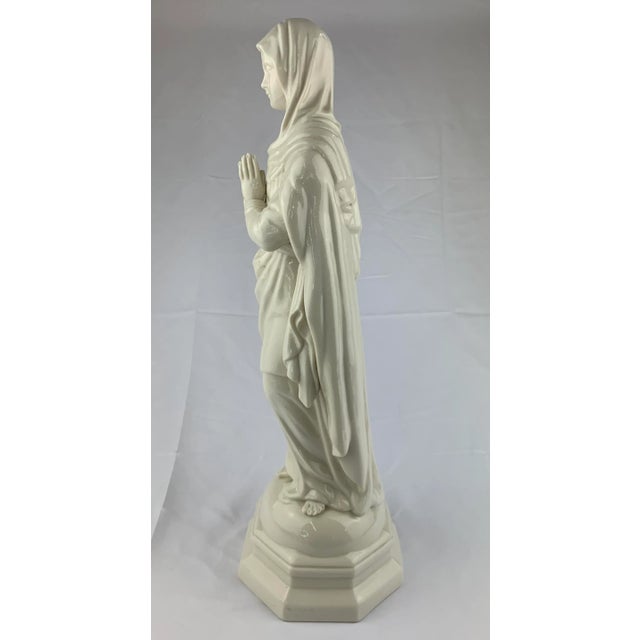 Early 20th Century Vintage Belleek Porcelain Figurine For Sale - Image 5 of 12