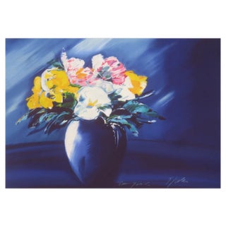 Victor Spahn, Bouquet of Flowers, 2002, Lithograph For Sale
