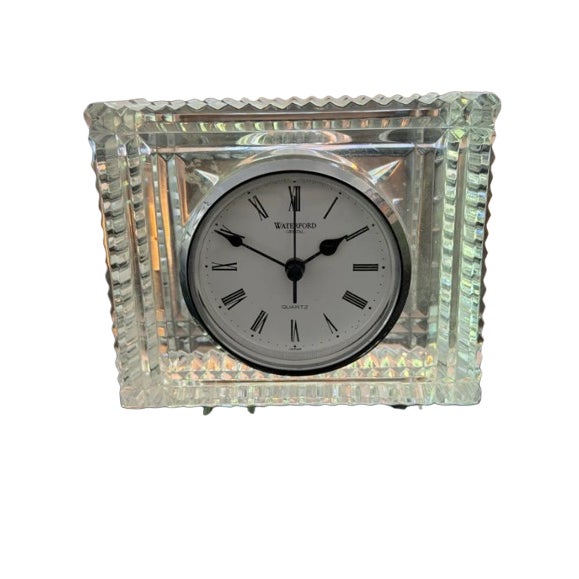 Waterford Crystal Desktop Clock For Sale