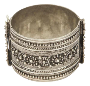 Moroccan Berber Tribal Silver Cuff