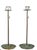 Japanese Bronze Metal Tall Candlesticks 19th Century Antique Vintage Tall For Sale - Image 9 of 9