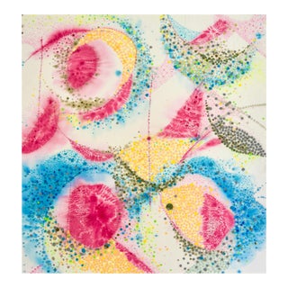 Contemporary Abstract Acrylic on Canvas "Skopelos 1: Light Dances in the Wind" by Jessica Snow For Sale
