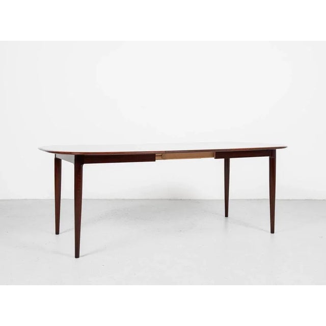 Mid-Century Modern Mid-Century Danish Oval Dining Table in Rosewood, 1960s For Sale - Image 3 of 13